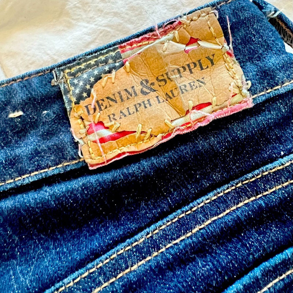 Ralph Lauren skinny blue jeans